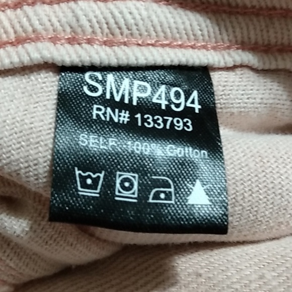 Pol Distressed Boho Pink Cargo Embroidery Joggers - Picture 6 of 11